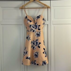 Charlotte Russe floral dress, M